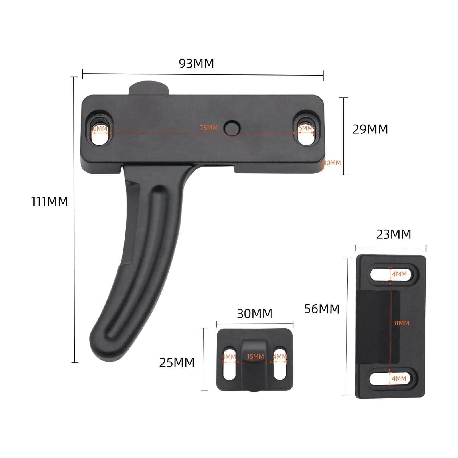 RV Screen Door Latch Set Durable Aluminum Alloy Handle Replacement Lock for Travel Trailer Camper Door
RV Screen Door Latch Set Durable Aluminum Alloy Handle Replacement Lock for Travel Trailer Camper Door