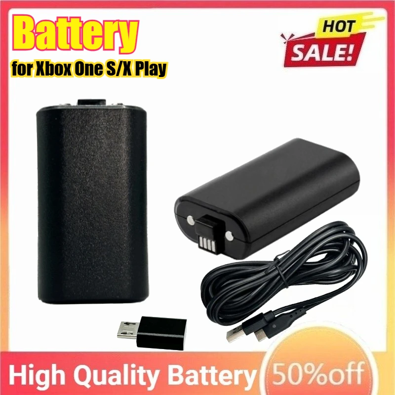 1100mAh Rechargeable Battery for Xbox One S/X Play and Charge Kit Lithium Polymer Battery Pack & Charging Cable
1100mAh Rechargeable Battery for Xbox One S/X Play and Charge Kit Lithium Polymer Battery Pack & Charging Cable