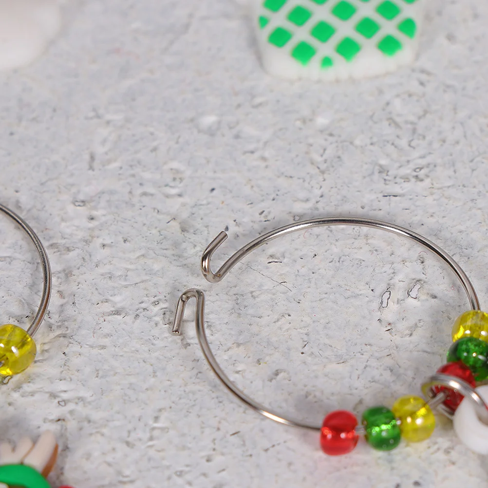 12pcs Wine Glass Markers Christmas Cup Ring Set Reusable Holiday Party Drink Identifier Santa Elk Snowman Design Festive Red
12pcs Wine Glass Markers Christmas Cup Ring Set Reusable Holiday Party Drink Identifier Santa Elk Snowman Design Festive Red