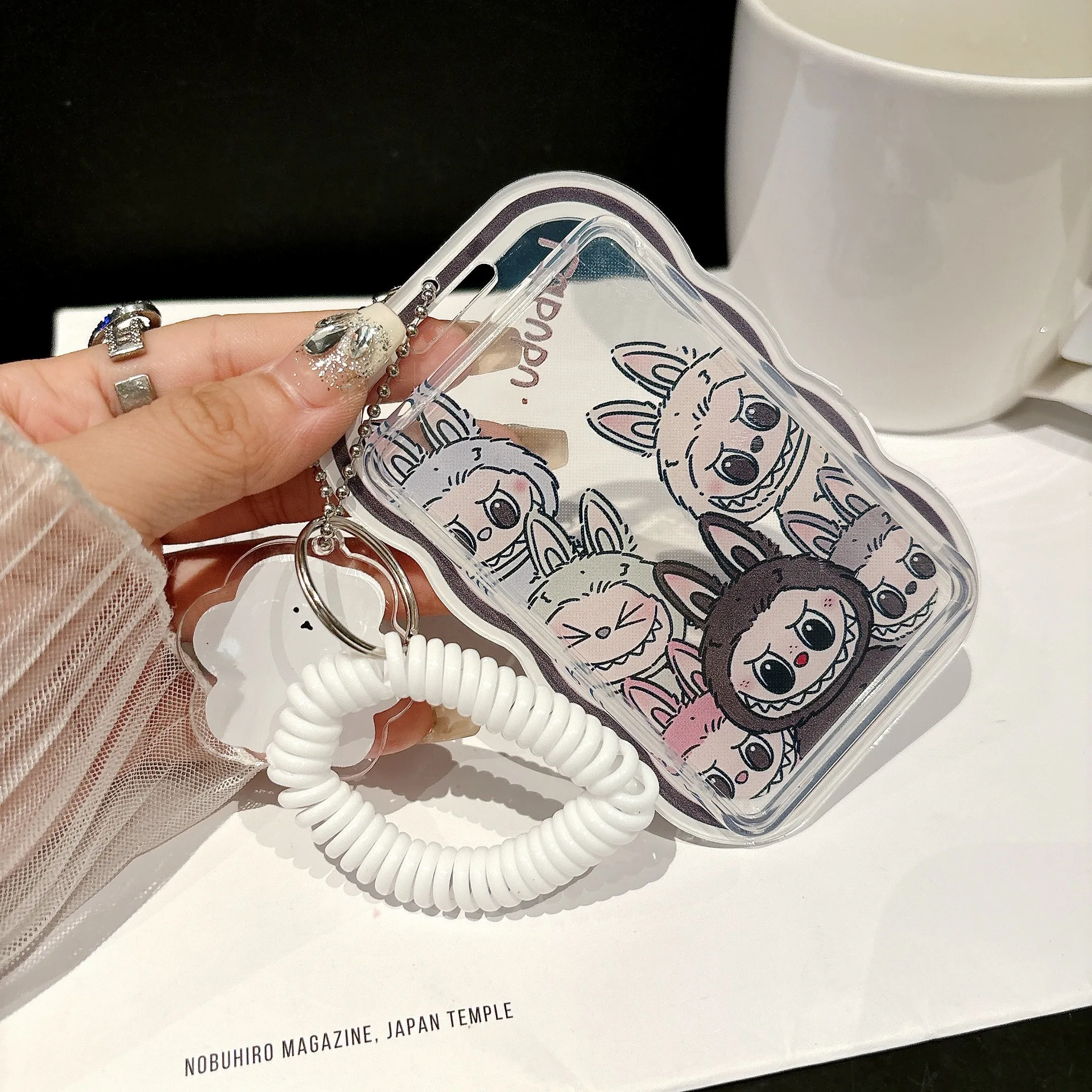 Labubu Cute Cartoon Anime Holder Transparent Card Holder Keychain Photo Sleeves Bus Card Student Card Case Photo Protector Gift
Labubu Cute Cartoon Anime Holder Transparent Card Holder Keychain Photo Sleeves Bus Card Student Card Case Photo Protector Gift