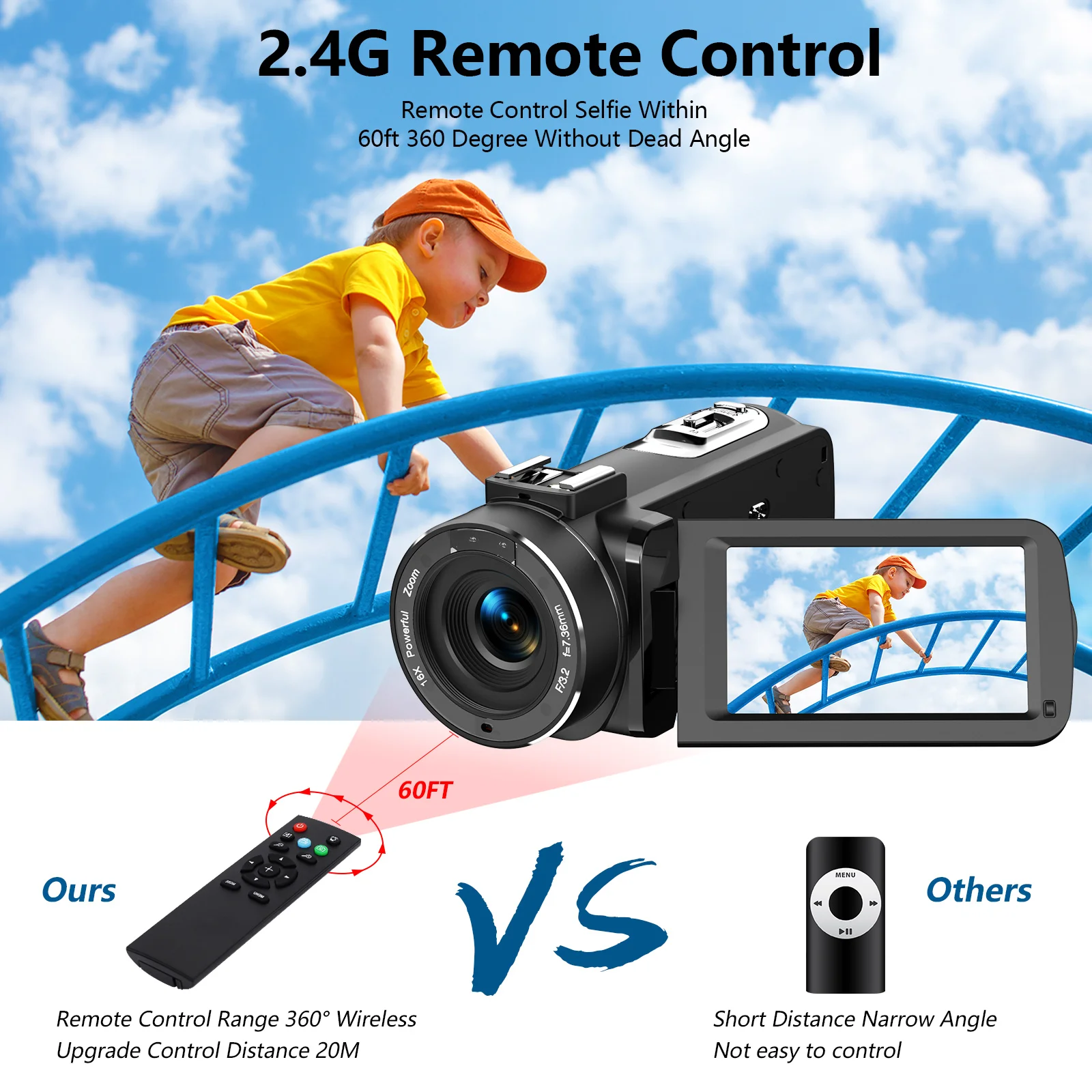 2.7K Digital Camera Video Cameras 3.0 inch Rotating Touch Screen Camera IR Night Vision 18X Zoom Cameras wtih battery Gift DV
2.7K Digital Camera Video Cameras 3.0 inch Rotating Touch Screen Camera IR Night Vision 18X Zoom Cameras wtih battery Gift DV