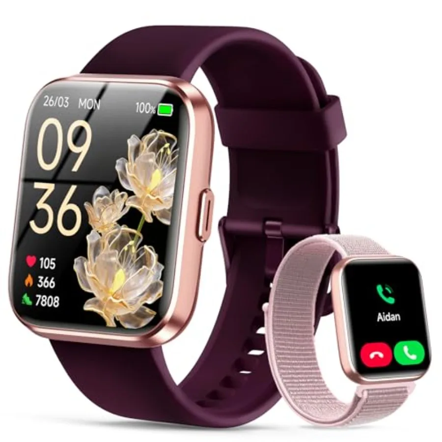 Smart Watches for Women, Alexa Smart Watch for Android and iPhones with Call/SMS/Reminder, 120+ Sport Modes Fitness Watch with
Smart Watches for Women, Alexa Smart Watch for Android and iPhones with Call/SMS/Reminder, 120+ Sport Modes Fitness Watch with