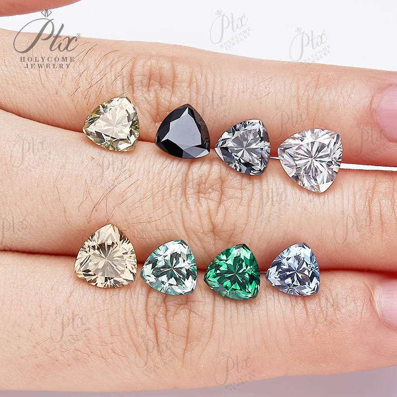 Loose Moissanite Diamond Wholesale Price Multicolor Trillion Shape Lab Grown for Gemstone Making Engagement GRA Certificate Bead
Loose Moissanite Diamond Wholesale Price Multicolor Trillion Shape Lab Grown for Gemstone Making Engagement GRA Certificate Bead