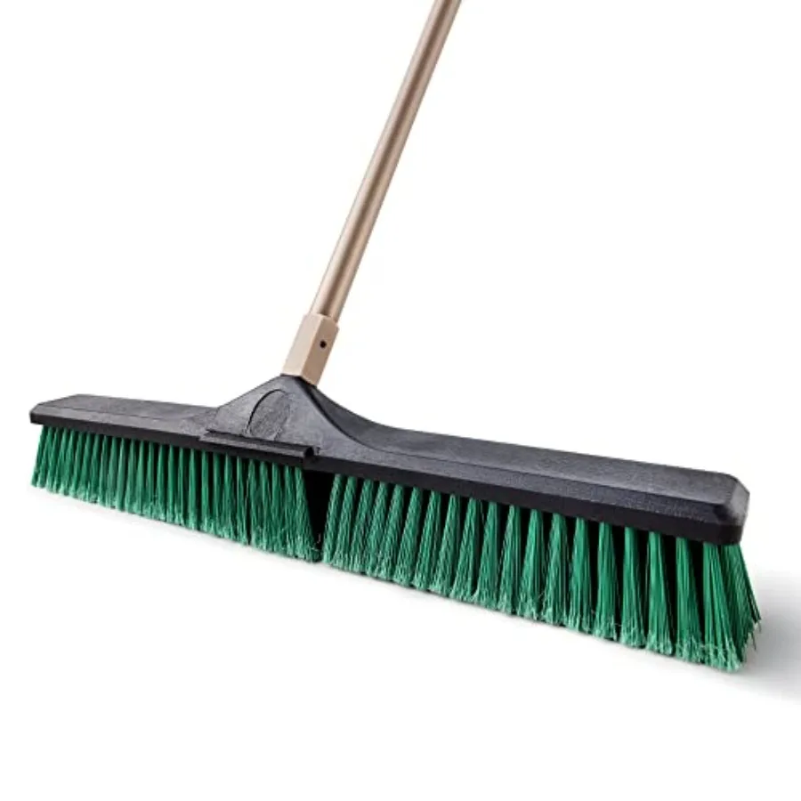 Heavy Duty Push Broom 24" - Garage Sweeper Shop Brooms with 66" Long Handle, Outdoor Stiff Bristles Concrete Push Broom for Sid
Heavy Duty Push Broom 24" - Garage Sweeper Shop Brooms with 66" Long Handle, Outdoor Stiff Bristles Concrete Push Broom for Sid