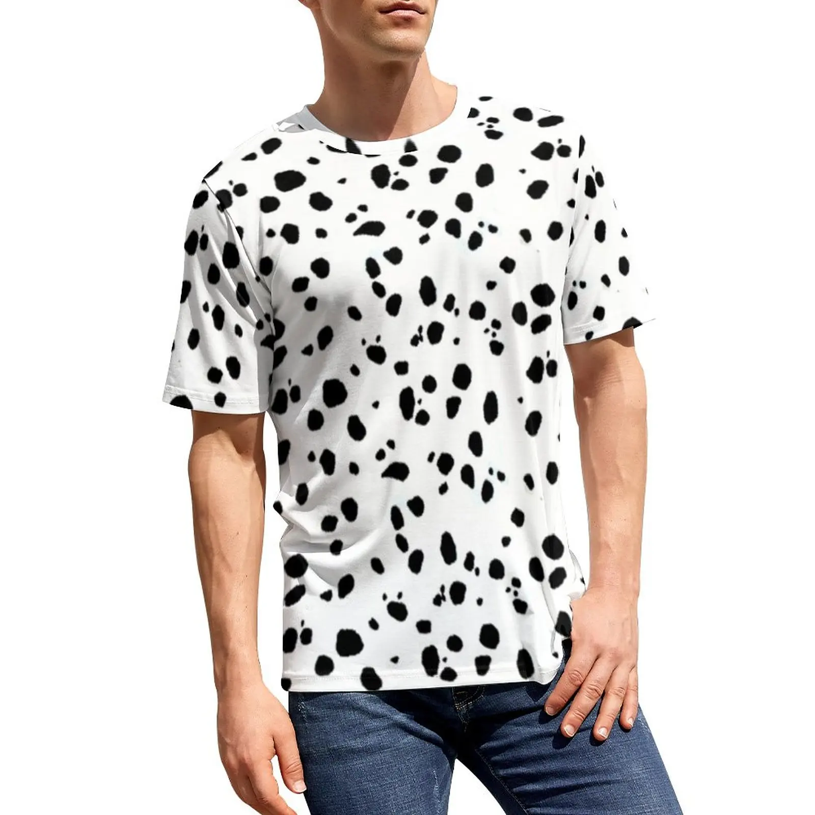 Dalmatian Dog Print T Shirt Men Cute Spots Dots Casual T-Shirts Premium Trending Tee Shirt Short Sleeve Design Plus Size Clothes
Dalmatian Dog Print T Shirt Men Cute Spots Dots Casual T-Shirts Premium Trending Tee Shirt Short Sleeve Design Plus Size Clothes