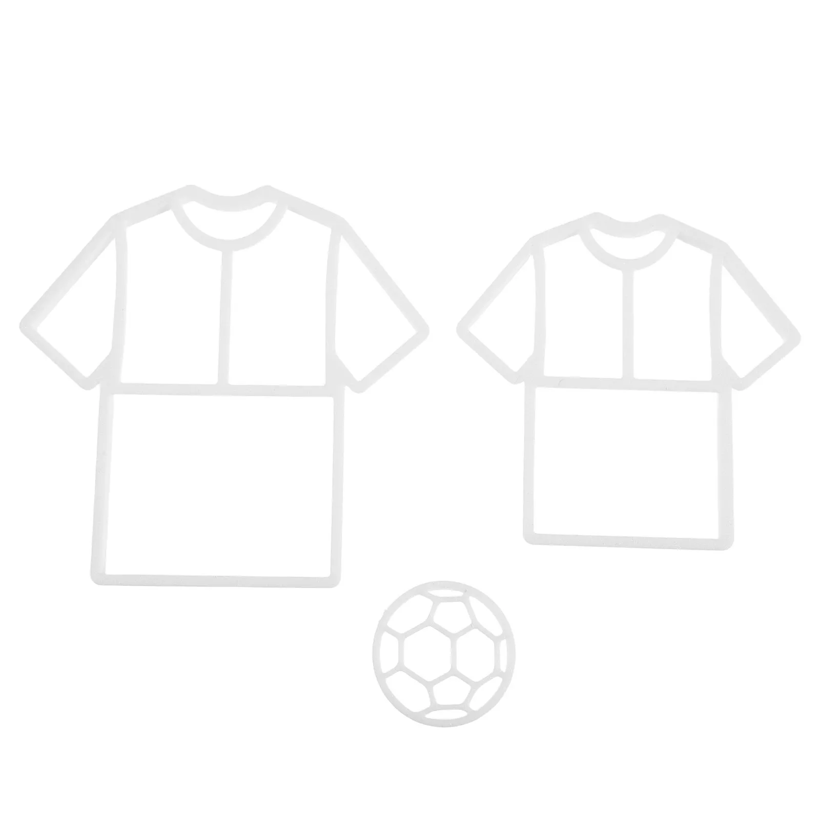 Soccer Jersey Cutting Die Template Set 10 Pieces for Crafting Embossing Stencils DIY Scrapbook Ball Game Shirt
Soccer Jersey Cutting Die Template Set 10 Pieces for Crafting Embossing Stencils DIY Scrapbook Ball Game Shirt
