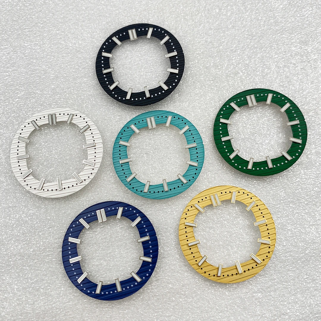 Customized S new PP modified dial hollow Nautilus literal green luminous diameter 30.5mm suitable for NH35NH36NH38NH70 movement
Customized S new PP modified dial hollow Nautilus literal green luminous diameter 30.5mm suitable for NH35NH36NH38NH70 movement