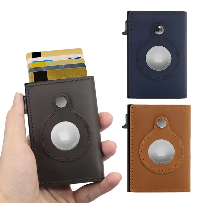 Новый дизайн держателя карты Rfid для мужчин и женщин Airtag кошелек для денег кожаный кошелек тонкие тонкие кошельки для Apple AirTags трекер Air Tag
Новый дизайн держателя карты Rfid для мужчин и женщин Airtag кошелек для денег кожаный кошелек тонкие тонкие кошельки для Apple AirTags трекер Air Tag