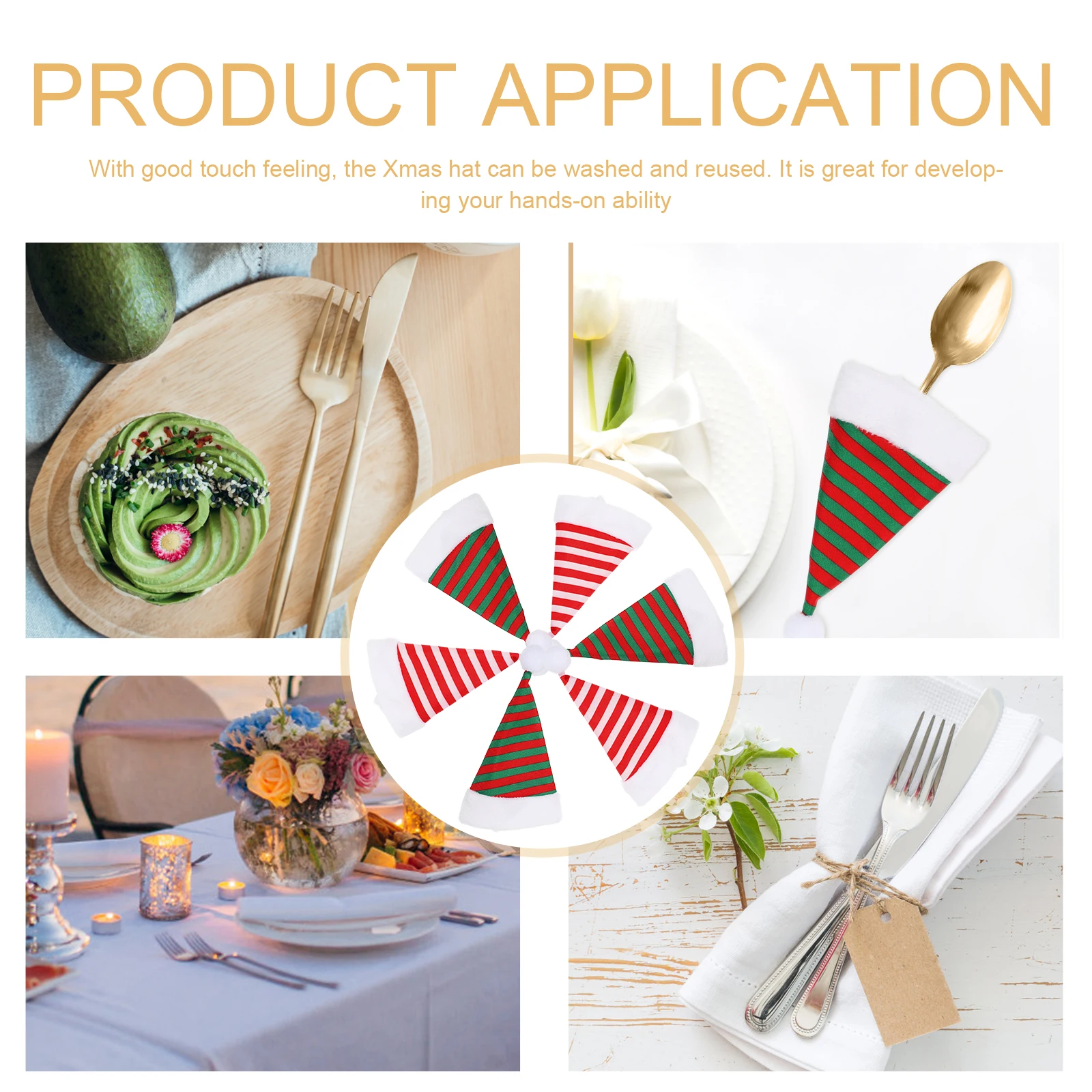 6 Pcs Christmas Hat Knife and Fork Bag Lollipop Mini Crafts Charms Miniature Hats Tiny Festive Headwear Decorate Top
6 Pcs Christmas Hat Knife and Fork Bag Lollipop Mini Crafts Charms Miniature Hats Tiny Festive Headwear Decorate Top