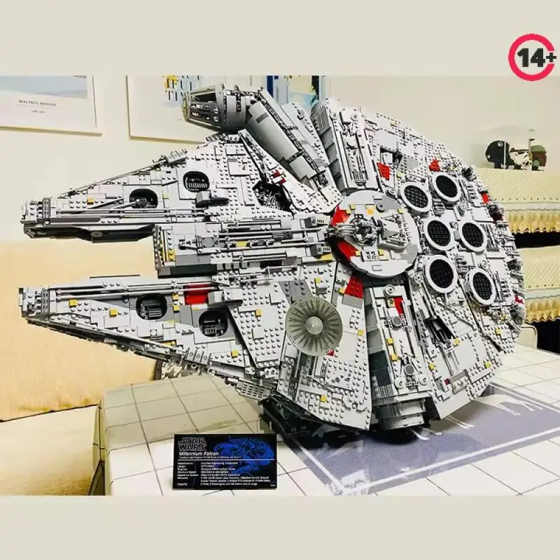 2026 In stock 7541pcs large Millennium Ship Falcon building blocks Compatible With Legoed toys birthday gifts for Adults
2026 In stock 7541pcs large Millennium Ship Falcon building blocks Compatible With Legoed toys birthday gifts for Adults