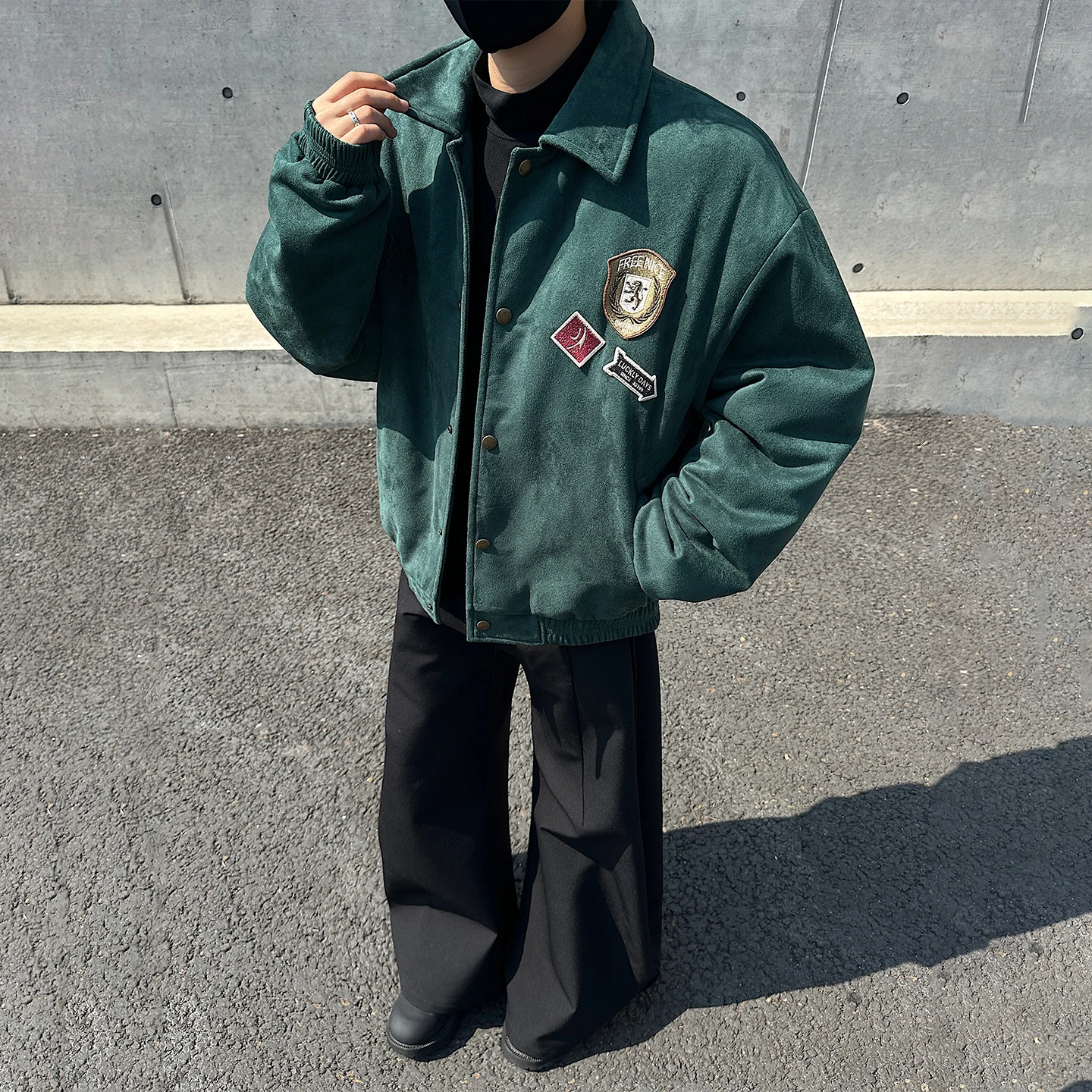 American Retro Suede Collar Jaet Cotton Clothes Loose Fit Youth Faion Long Sve Button Closure Polyester
American Retro Suede Collar Jaet Cotton Clothes Loose Fit Youth Faion Long Sve Button Closure Polyester