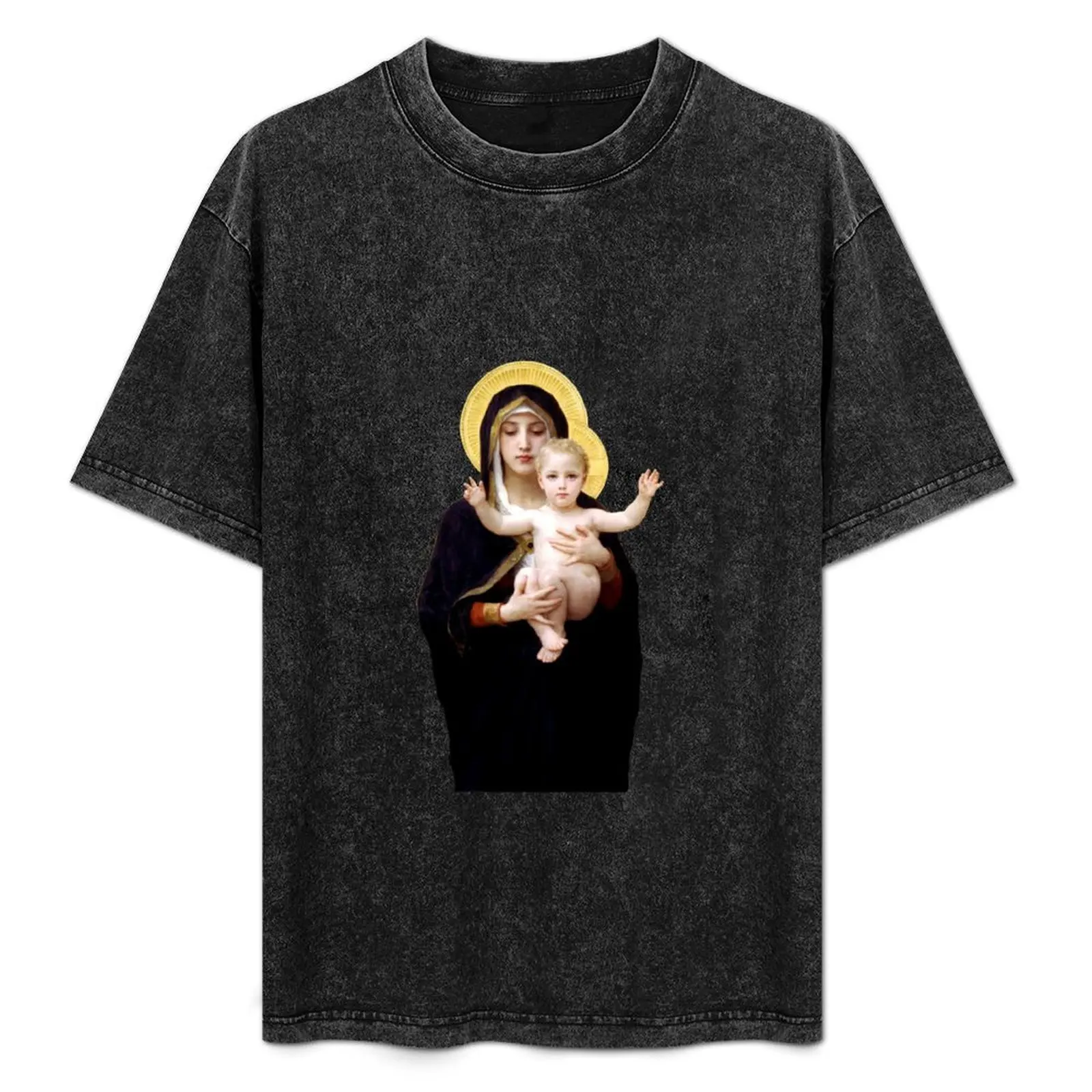 Madonna of Lillies (Transparent background design) T-Shirt Plus Size Simple Casual Top
Madonna of Lillies (Transparent background design) T-Shirt Plus Size Simple Casual Top