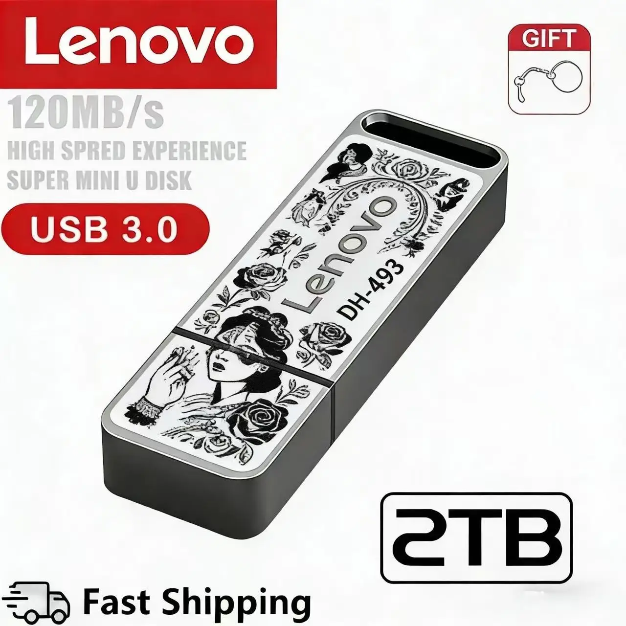 Lenovo 3.0 USB 2TB handmade diy usb waterproof metal 1TB high-speed flash drive suitable for teachers and students backup work
Lenovo 3.0 USB 2TB handmade diy usb waterproof metal 1TB high-speed flash drive suitable for teachers and students backup work