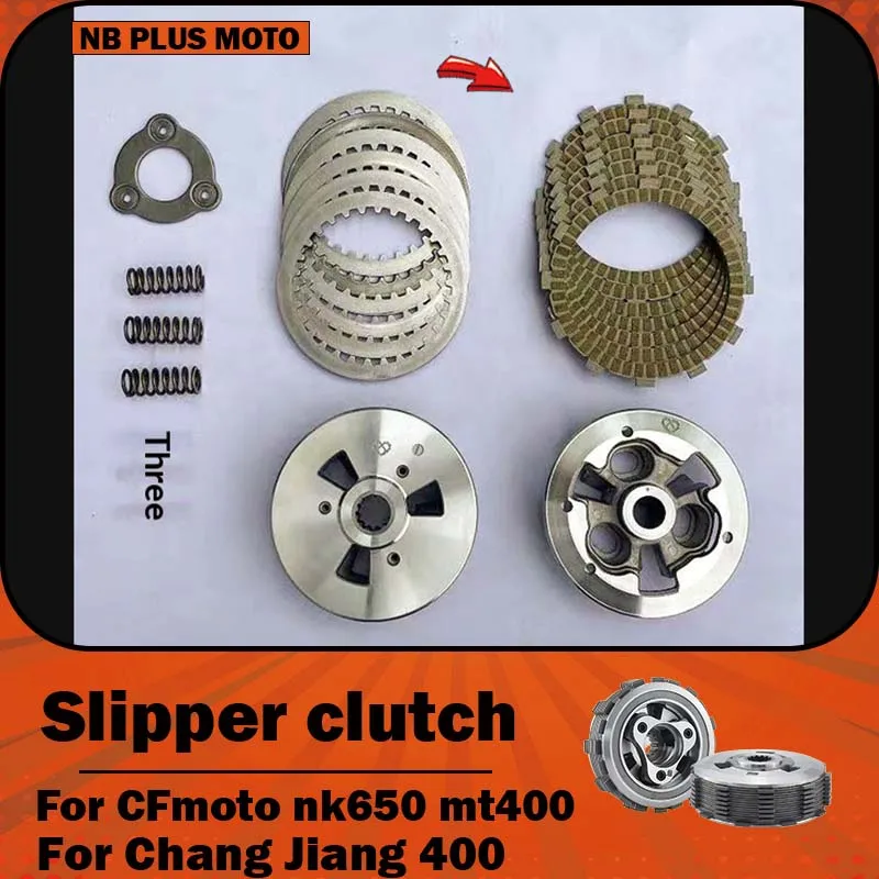 【Premium】For CFMOTO NK650 400, Chang Jiang400, MT400, Guobin 650 modified slipper clutch assembly
【Premium】For CFMOTO NK650 400, Chang Jiang400, MT400, Guobin 650 modified slipper clutch assembly