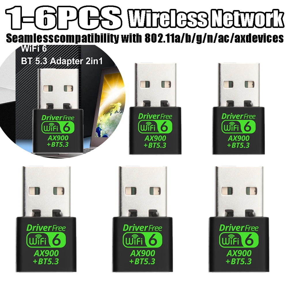 USB WiFi 6, Bluetooth-совместимый адаптер 5.3, мини-USB, драйвер ключа Wi-Fi, бесплатный USB-адаптер Wi-Fi, внешний приемник беспроводной сети
USB WiFi 6, Bluetooth-совместимый адаптер 5.3, мини-USB, драйвер ключа Wi-Fi, бесплатный USB-адаптер Wi-Fi, внешний приемник беспроводной сети