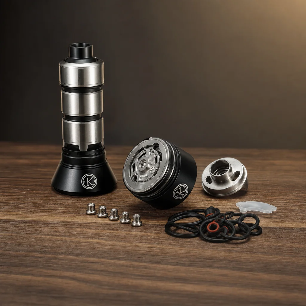 Wolfcoolvape Tripod RTA - 22mm MTL Rebuildable Tank Atomizer, 2ml Capacity, 316 Stainless Steel Design
Wolfcoolvape Tripod RTA - 22mm MTL Rebuildable Tank Atomizer, 2ml Capacity, 316 Stainless Steel Design