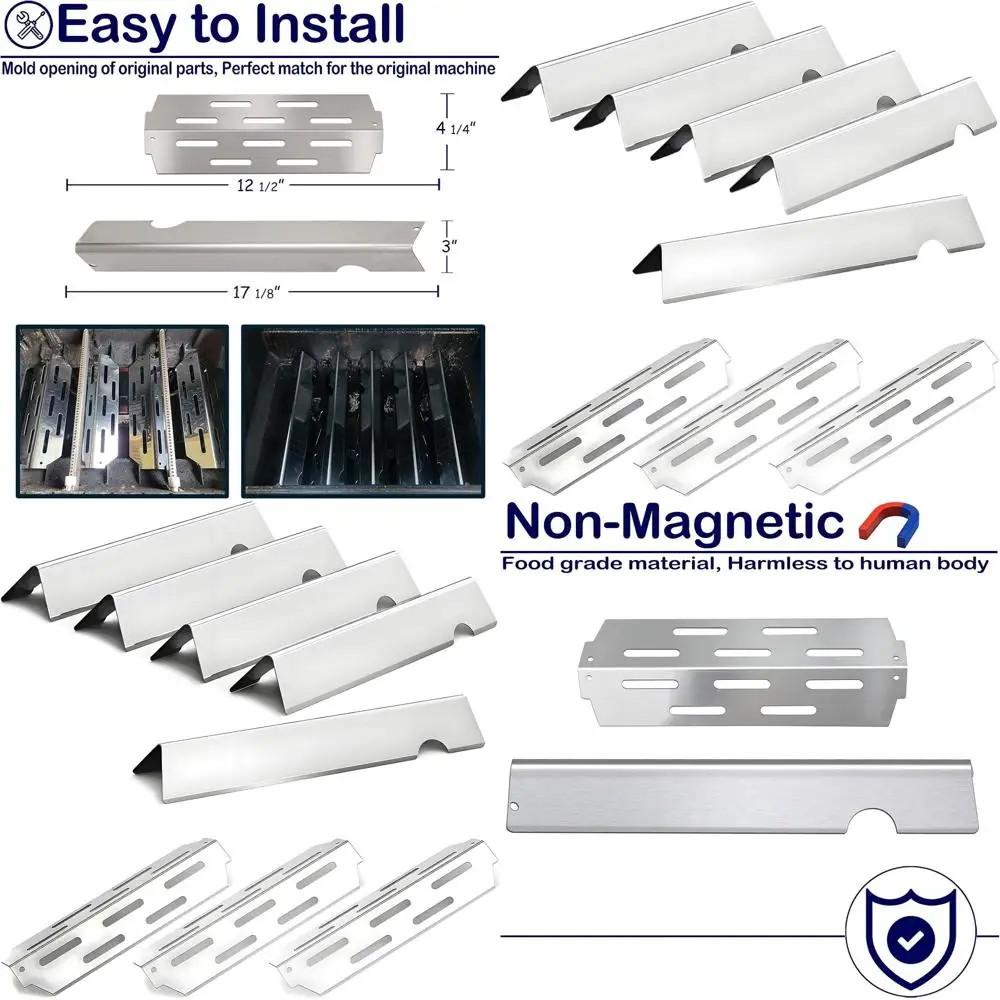 Replacement Heat Deflectors for Weber Genesis GS4 Grills - Compatible with Models E-310, E-315, E-330
Replacement Heat Deflectors for Weber Genesis GS4 Grills - Compatible with Models E-310, E-315, E-330