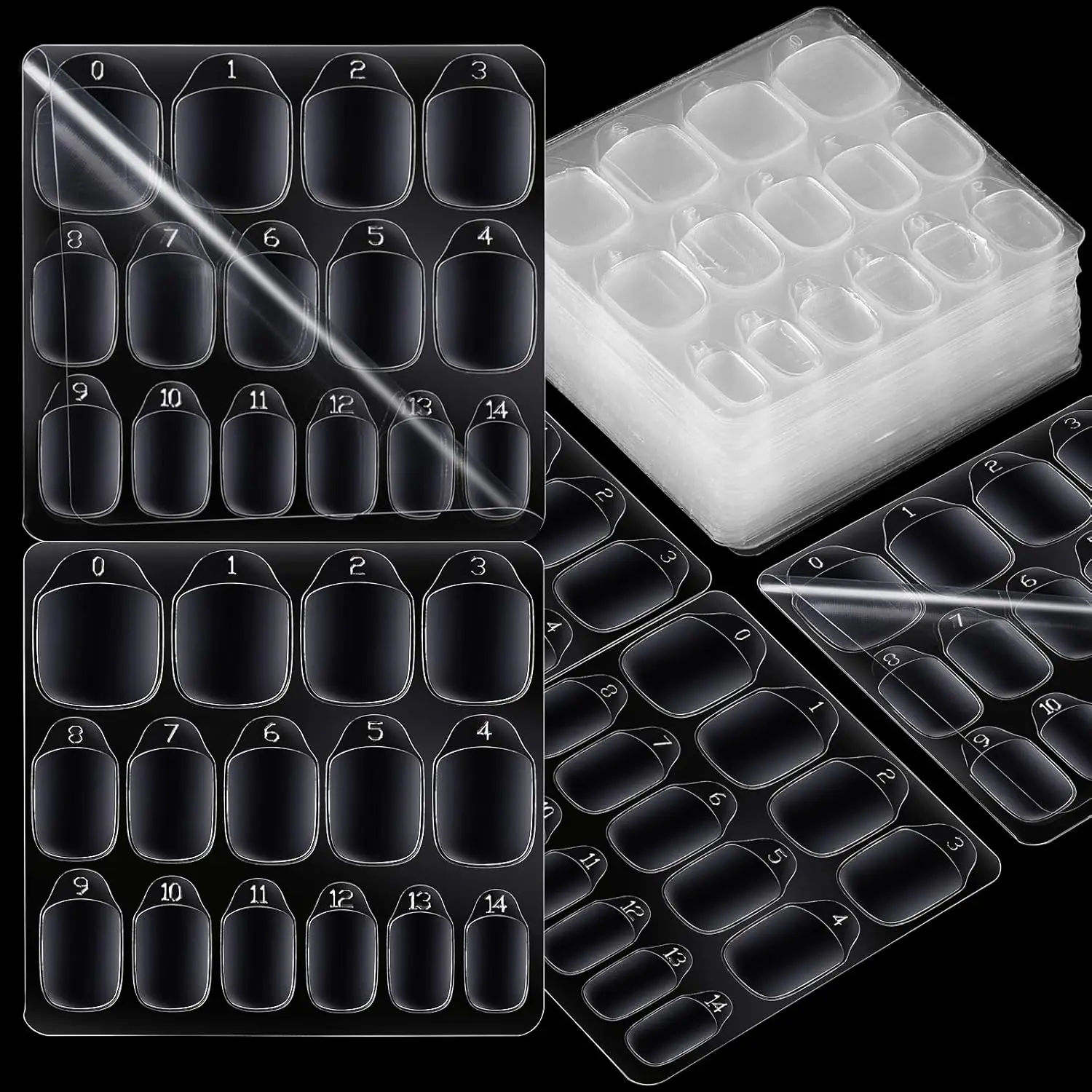 600pcs Press on Nail Adhesive Tabs, 15 Sizes Nail Stickers for Press Ons, Clear/Yellow
600pcs Press on Nail Adhesive Tabs, 15 Sizes Nail Stickers for Press Ons, Clear/Yellow