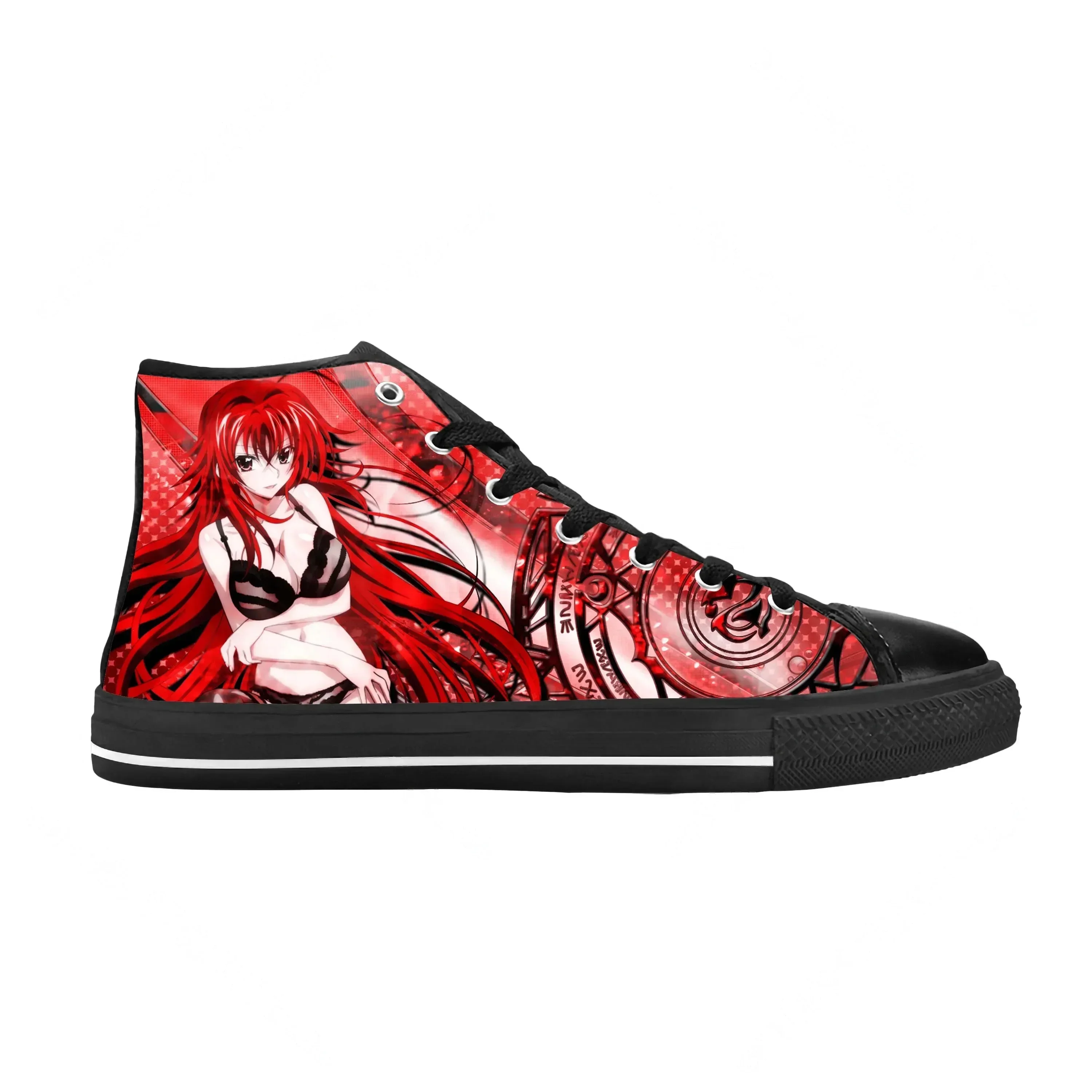 Японские кроссовки High School DxD Rias Gremory в стиле аниме и манги, повседневные, высокие, удобные, дышащие, с 3D-принтом, для мужчин и женщин
Японские кроссовки High School DxD Rias Gremory в стиле аниме и манги, повседневные, высокие, удобные, дышащие, с 3D-принтом, для мужчин и женщин