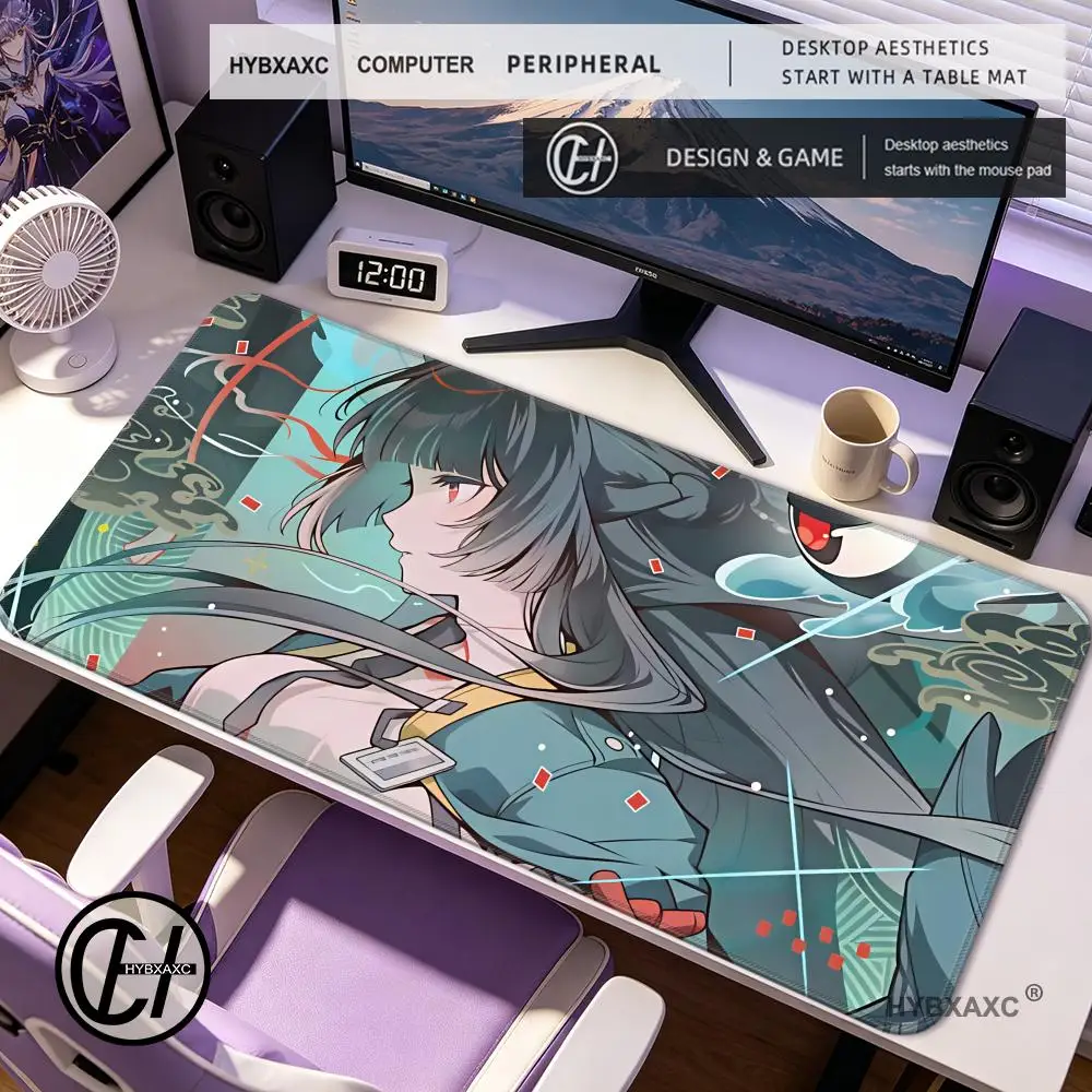 HYBXAXC Mouse Pad Laptop Anime Rubber Gamer Desk Mat PC Computer Zenless Zone Zero Hoshimi Miyabi Keyboard Pad Kawaii Mousepad
HYBXAXC Mouse Pad Laptop Anime Rubber Gamer Desk Mat PC Computer Zenless Zone Zero Hoshimi Miyabi Keyboard Pad Kawaii Mousepad