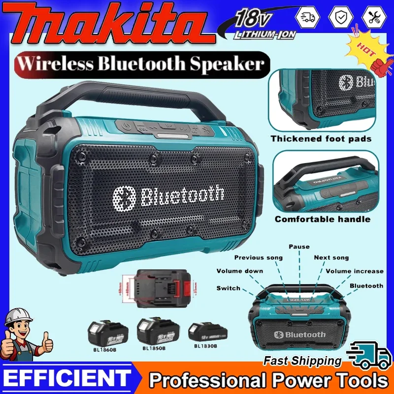 Makita Cordless Bluetooth Speaker Portable Surround Speakers Dual Channel Subwoofer Loudspeaker (No Battery)
Makita Cordless Bluetooth Speaker Portable Surround Speakers Dual Channel Subwoofer Loudspeaker (No Battery)