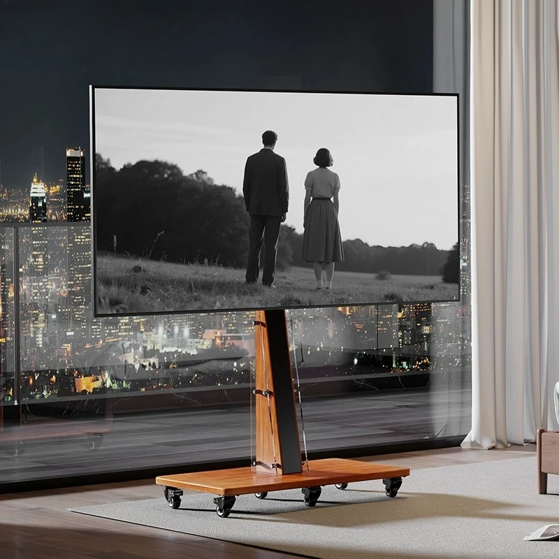 TV stand with movable TV cabinet art floor trolley, large size compatible with 40-85 inches
TV stand with movable TV cabinet art floor trolley, large size compatible with 40-85 inches