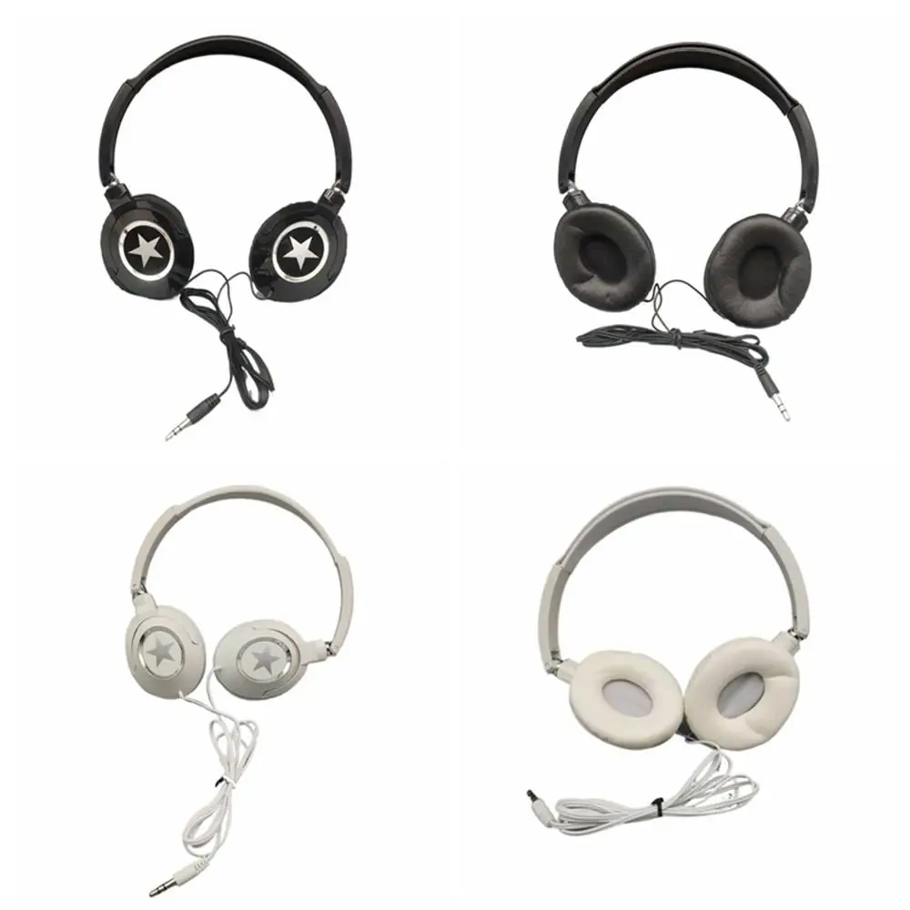 Flexible Wired Headphones HiFi Sound Adjustable Over Ear Headset Black White Bass Sound Foldable Headphones
Flexible Wired Headphones HiFi Sound Adjustable Over Ear Headset Black White Bass Sound Foldable Headphones