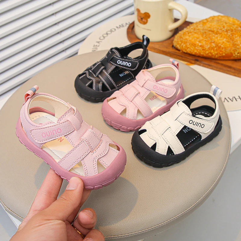 Kids Retro Cross Strap Closed Toe Sport Sandals Boys Girls Adjustable Velcro Strap Anti-collision Non-slip Thick Sole
Kids Retro Cross Strap Closed Toe Sport Sandals Boys Girls Adjustable Velcro Strap Anti-collision Non-slip Thick Sole