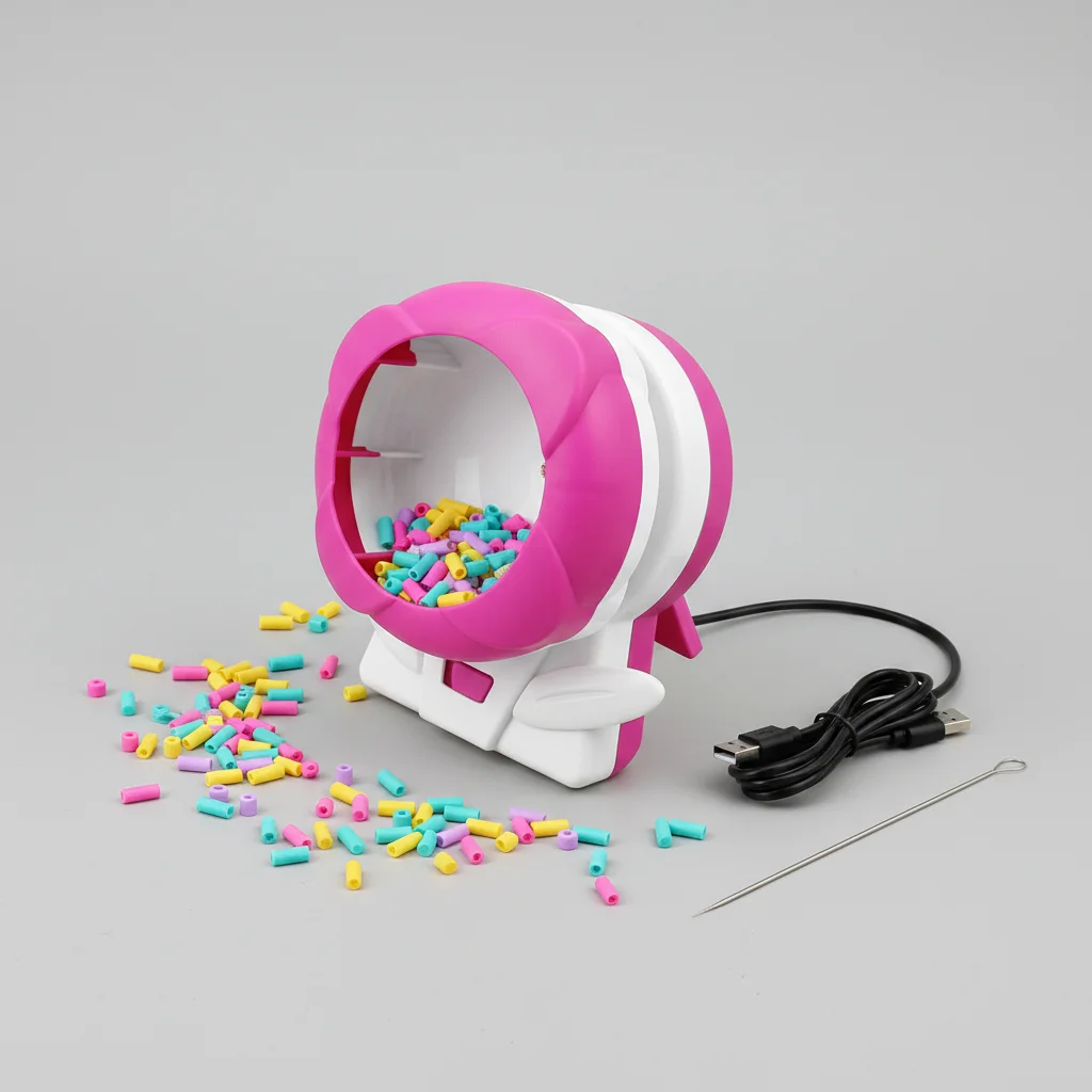 Electric Bead Stringing Machine For Clay Slices Plastic Beads Automatic Tool DIY Craft Equipment
Electric Bead Stringing Machine For Clay Slices Plastic Beads Automatic Tool DIY Craft Equipment