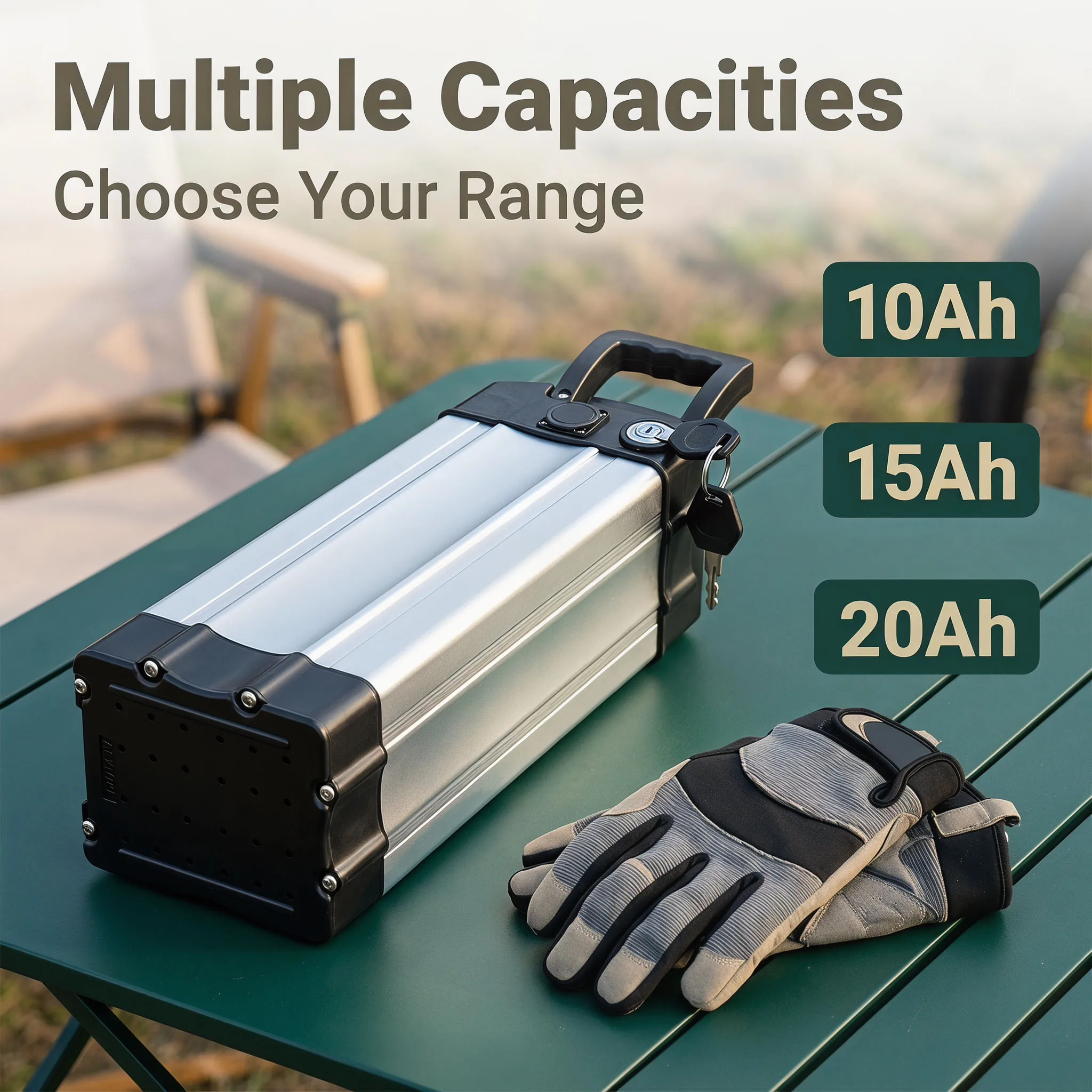 Electric Bicycle HaiBa 36V 15Ah Battery Pack 10000/15000/20000mAh Long Lasting Li-ion Battery with Charger
Electric Bicycle HaiBa 36V 15Ah Battery Pack 10000/15000/20000mAh Long Lasting Li-ion Battery with Charger
