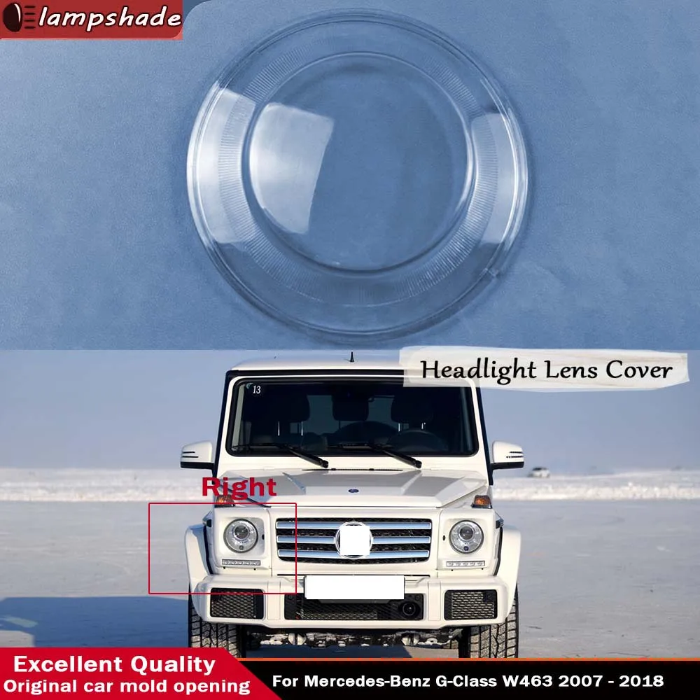 Headlight Cover Car Front Lens Glass Headlamp Shell Transparent Lampshade Auto Case For Mercedes-Benz G-Class W463 2007 - 2018
Headlight Cover Car Front Lens Glass Headlamp Shell Transparent Lampshade Auto Case For Mercedes-Benz G-Class W463 2007 - 2018