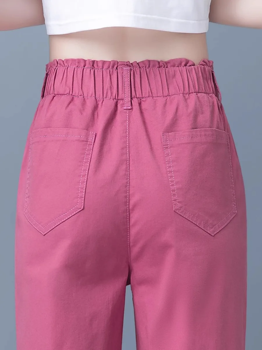 High Waist Dragon Fruit Harem Pants Women's Summer Thin Style Small Size Slimming Eighteen Casual Harlan Trousers
High Waist Dragon Fruit Harem Pants Women's Summer Thin Style Small Size Slimming Eighteen Casual Harlan Trousers