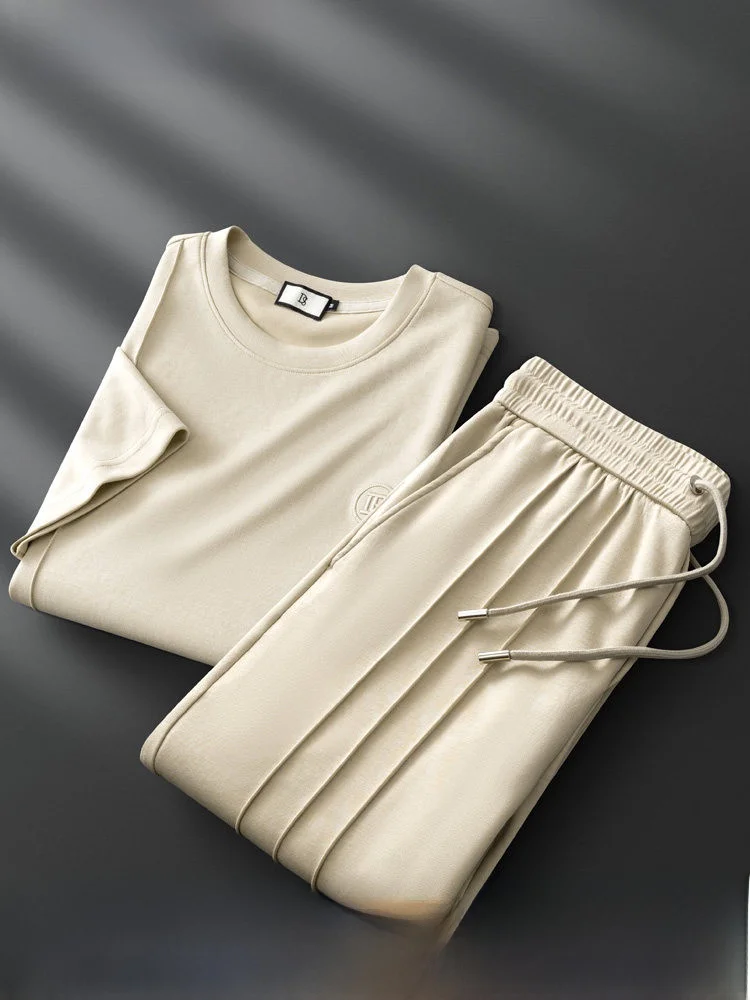 Summer Modal Ice Silk Casual Sports Set Men round Ne Embroidered ort Sve Wide Leg Straight Tube Sweatpants Two Piece S...
Summer Modal Ice Silk Casual Sports Set Men round Ne Embroidered ort Sve Wide Leg Straight Tube Sweatpants Two Piece S...