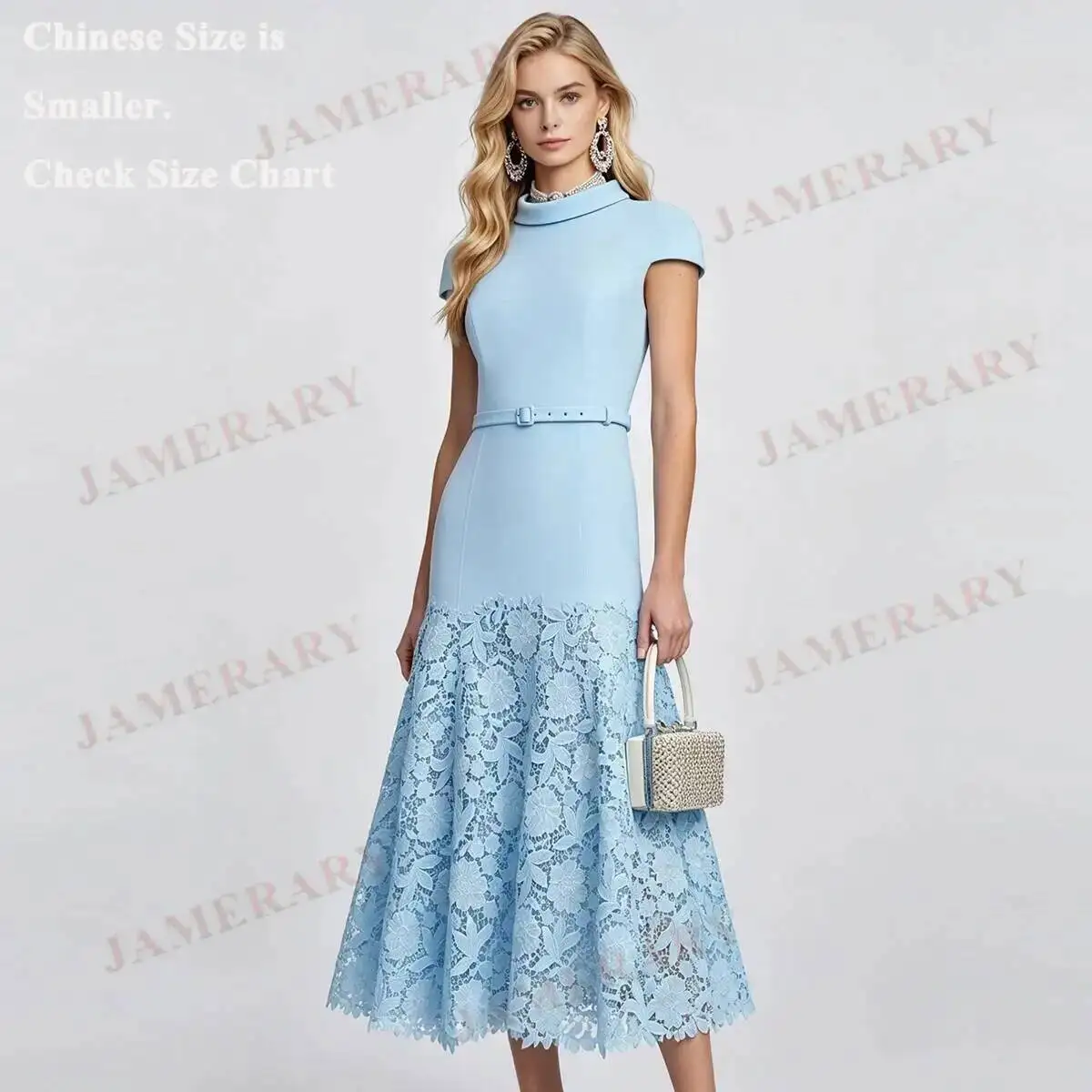 Elegant Brand Summer Formal Evening Long Dresses Women Short Sleeve Stand Princess Embroidery Lace Party Dress Vestido De Fiesta
Elegant Brand Summer Formal Evening Long Dresses Women Short Sleeve Stand Princess Embroidery Lace Party Dress Vestido De Fiesta