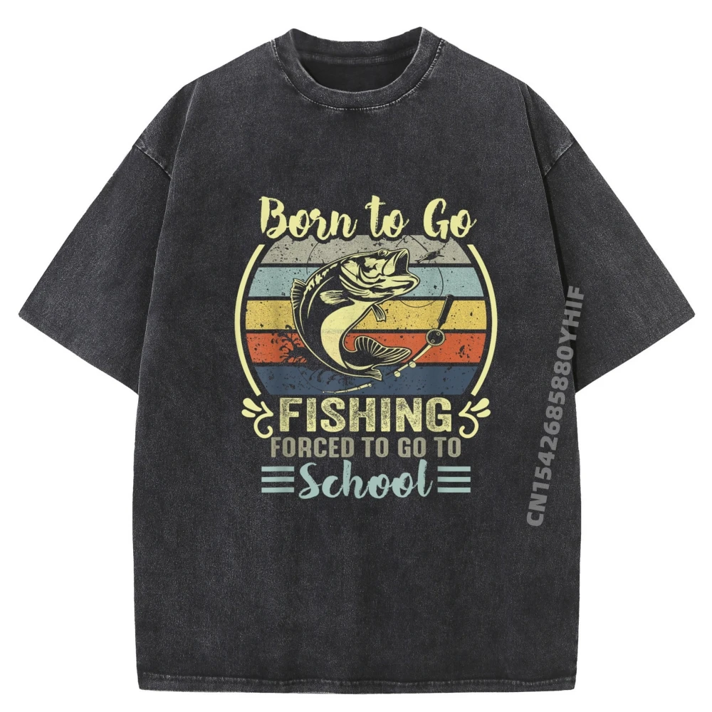 Funny Born To Go Fishing Bass Fish Fisherman Boys Kids Graphic Tee Shirt Cotton Comfort Man Retro Washed Clothes
Funny Born To Go Fishing Bass Fish Fisherman Boys Kids Graphic Tee Shirt Cotton Comfort Man Retro Washed Clothes