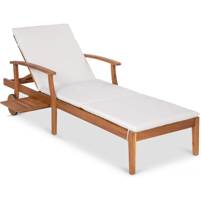 2026 New:Choice Products 79x26in Acacia Wood Chaise Lounge Chair Recliner, Outdoor Furniture Patio, Poolside/Slide-Ou
2026 New:Choice Products 79x26in Acacia Wood Chaise Lounge Chair Recliner, Outdoor Furniture Patio, Poolside/Slide-Ou