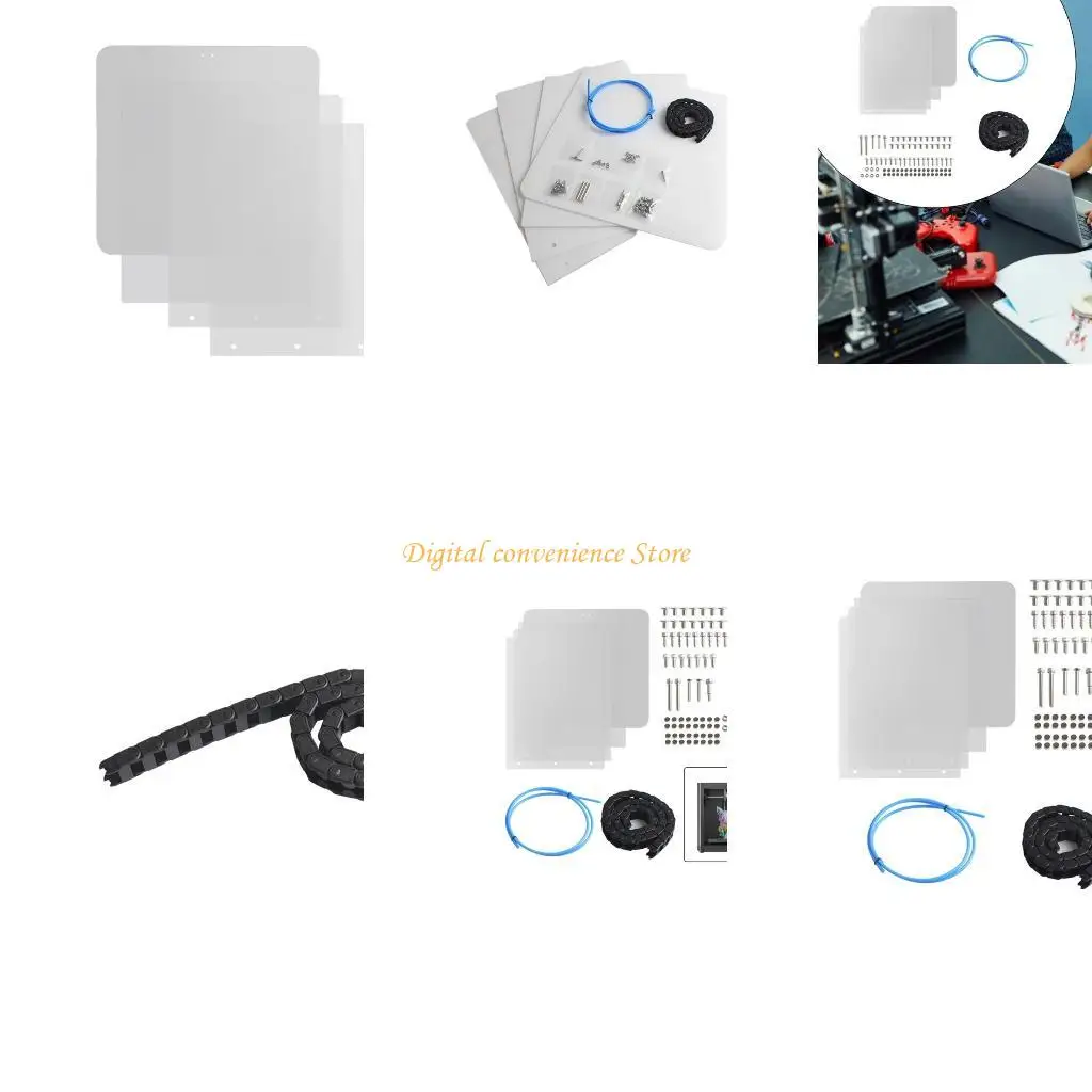 Комплект панелей корпуса 3D-принтера 97QA, изготовленный из термостойкого защитного чехла для панели ПК
Комплект панелей корпуса 3D-принтера 97QA, изготовленный из термостойкого защитного чехла для панели ПК