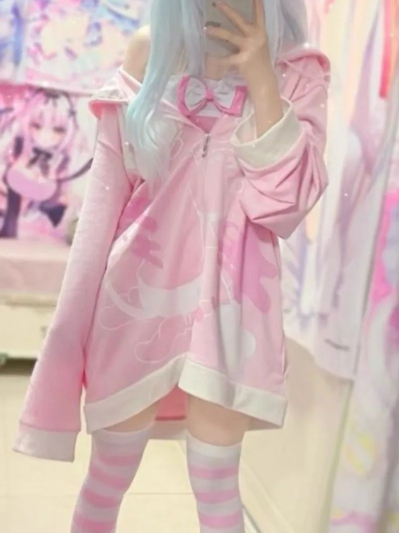 Y2k E-Girl свободные топы средней длины Harajuku матросский воротник кардиган пальто женские куртки на молнии с длинным рукавом Новинка лета 2024
Y2k E-Girl свободные топы средней длины Harajuku матросский воротник кардиган пальто женские куртки на молнии с длинным рукавом Новинка лета 2024