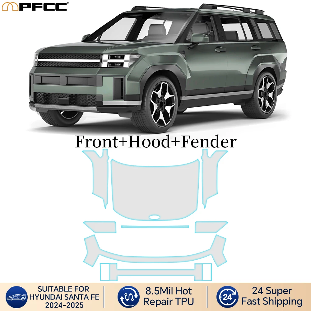 PFCC Pre Cut for For Hyundai SantaFe 2024-2025 PPF Clear Car Paint Protection Film Car Decal Wrap Film Kit Sticker Anti-scratch
PFCC Pre Cut for For Hyundai SantaFe 2024-2025 PPF Clear Car Paint Protection Film Car Decal Wrap Film Kit Sticker Anti-scratch