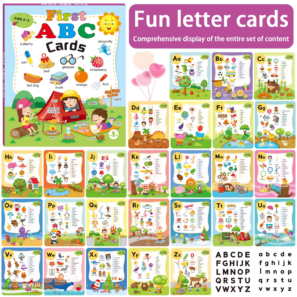 Teeny Baby 14pcs English ABC Cards Set 14 A-Z Vocabulary Learning Corners for Preschoolers & Kindergarteners Home Education
Teeny Baby 14pcs English ABC Cards Set 14 A-Z Vocabulary Learning Corners for Preschoolers & Kindergarteners Home Education