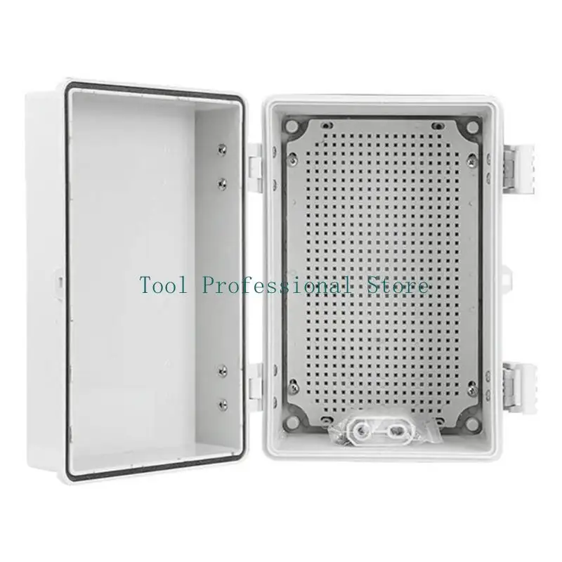 57QF Outdoor Plastic Electrical Box with Mounting Plate Waterproof Junction Box Electronic Instrument Hinge Case Enduring
57QF Outdoor Plastic Electrical Box with Mounting Plate Waterproof Junction Box Electronic Instrument Hinge Case Enduring