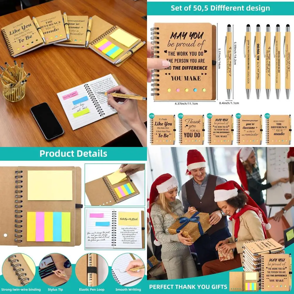 Набор вдохновляющих тетрадей и ручек оптом — 50 подарочных пакетов для учителей, медсестер, коллег и многого другого
Набор вдохновляющих тетрадей и ручек оптом — 50 подарочных пакетов для учителей, медсестер, коллег и многого другого