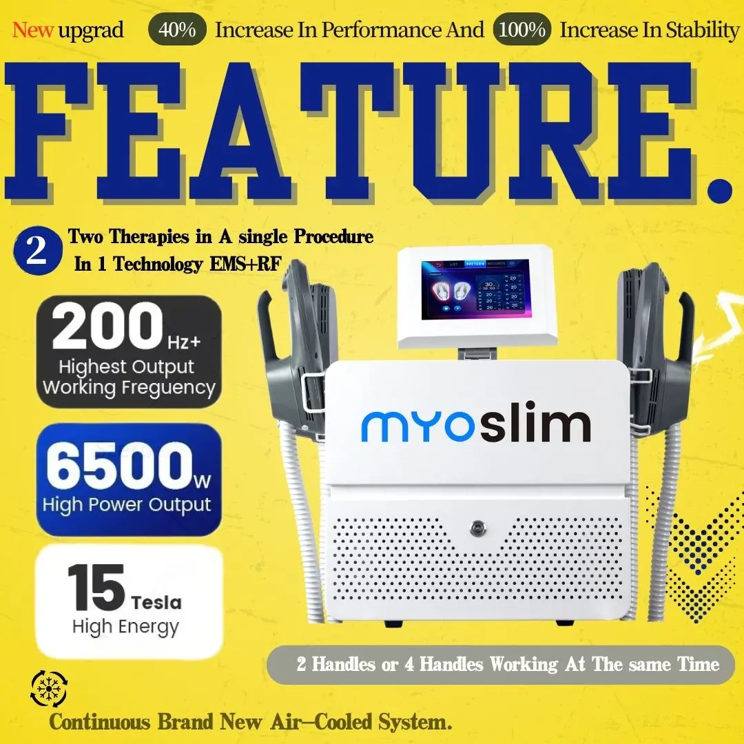 MYOslim body shaping muscle stimulation fat removal electric machine high-frequency RF portable home weight loss machine
MYOslim body shaping muscle stimulation fat removal electric machine high-frequency RF portable home weight loss machine