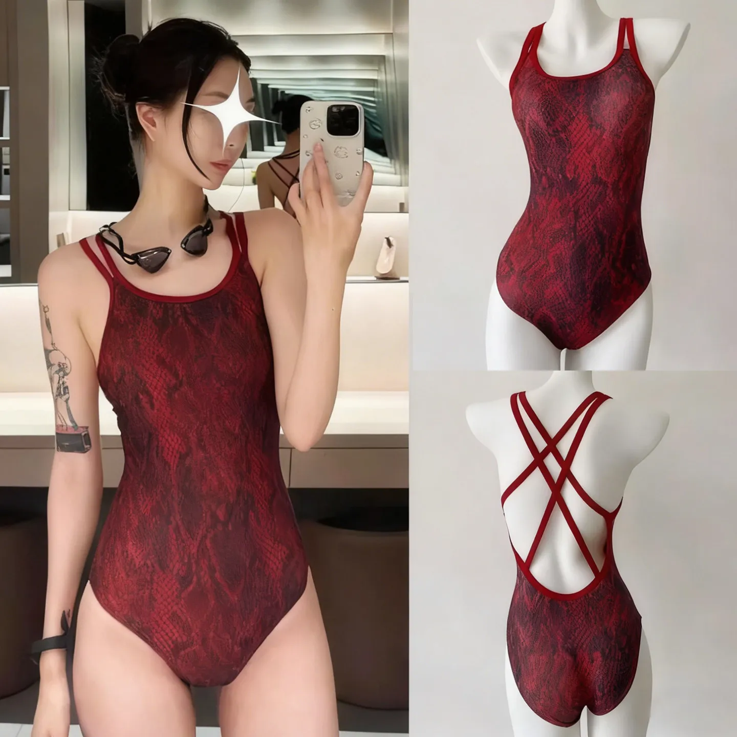2026 Gradient Flash Slimming Speed Suit Swimsuit Women's Professional Training Competition One-Piece Swimsuit Quick-Drying Hi...
2026 Gradient Flash Slimming Speed Suit Swimsuit Women's Professional Training Competition One-Piece Swimsuit Quick-Drying Hi...