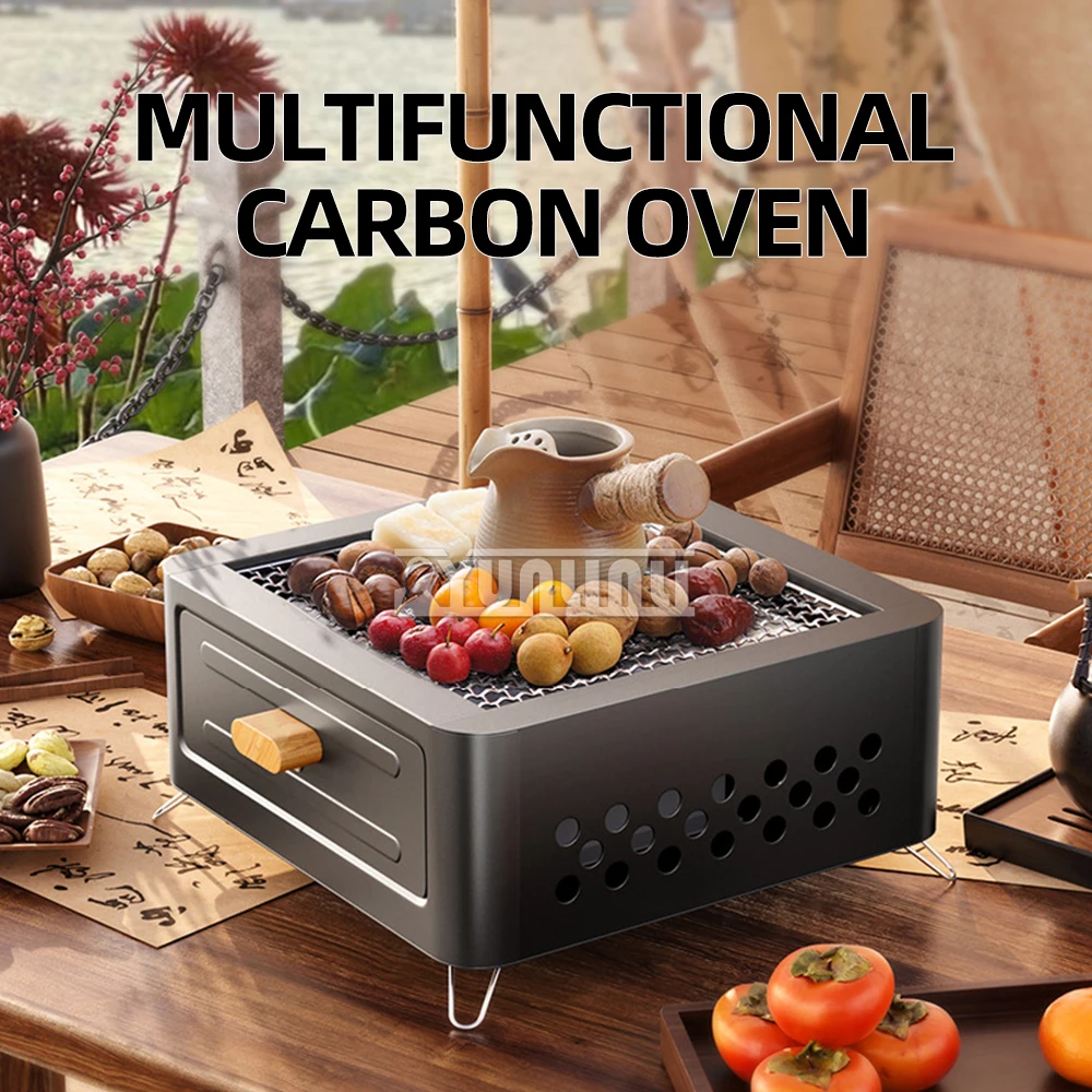 Multifunctional Charcoal Barbecue Stove Household Portable Tea Stove Outdoor Barbecue tools
Multifunctional Charcoal Barbecue Stove Household Portable Tea Stove Outdoor Barbecue tools