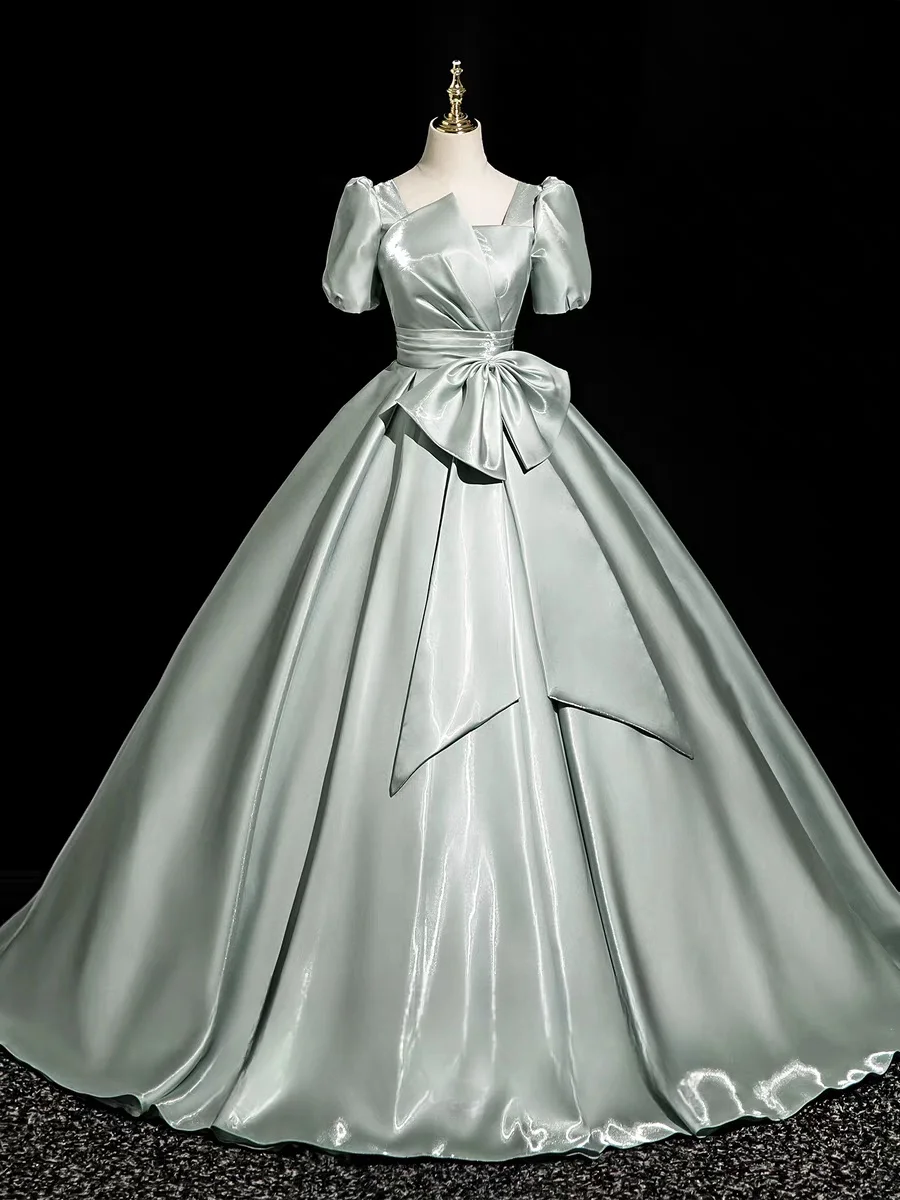 Ele Satin Evening Gown for Women Vocal Solo Concert Host Adult Ceremony Ball Dr Luxury Lightweight Princ Skirt
Ele Satin Evening Gown for Women Vocal Solo Concert Host Adult Ceremony Ball Dr Luxury Lightweight Princ Skirt