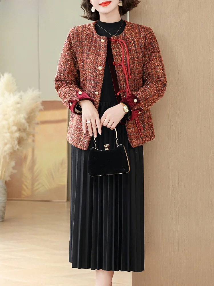Spring Faion Mommy Outfit Dr Set ly Small Fraance Sle Jaet Autumn Spring Temperament National Sle Top Botto...
Spring Faion Mommy Outfit Dr Set ly Small Fraance Sle Jaet Autumn Spring Temperament National Sle Top Botto...