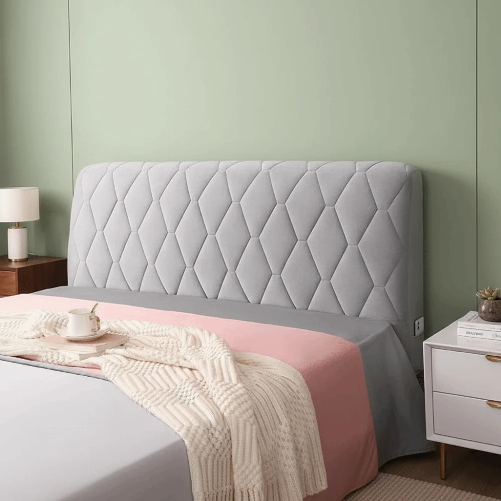 Бархатный стеганый чехол для изголовья кровати, утолщенный эластичный защитный чехол для спинки кровати, пылезащитный мягкий универсальный чехол для изголовья кровати
Бархатный стеганый чехол для изголовья кровати, утолщенный эластичный защитный чехол для спинки кровати, пылезащитный мягкий универсальный чехол для изголовья кровати