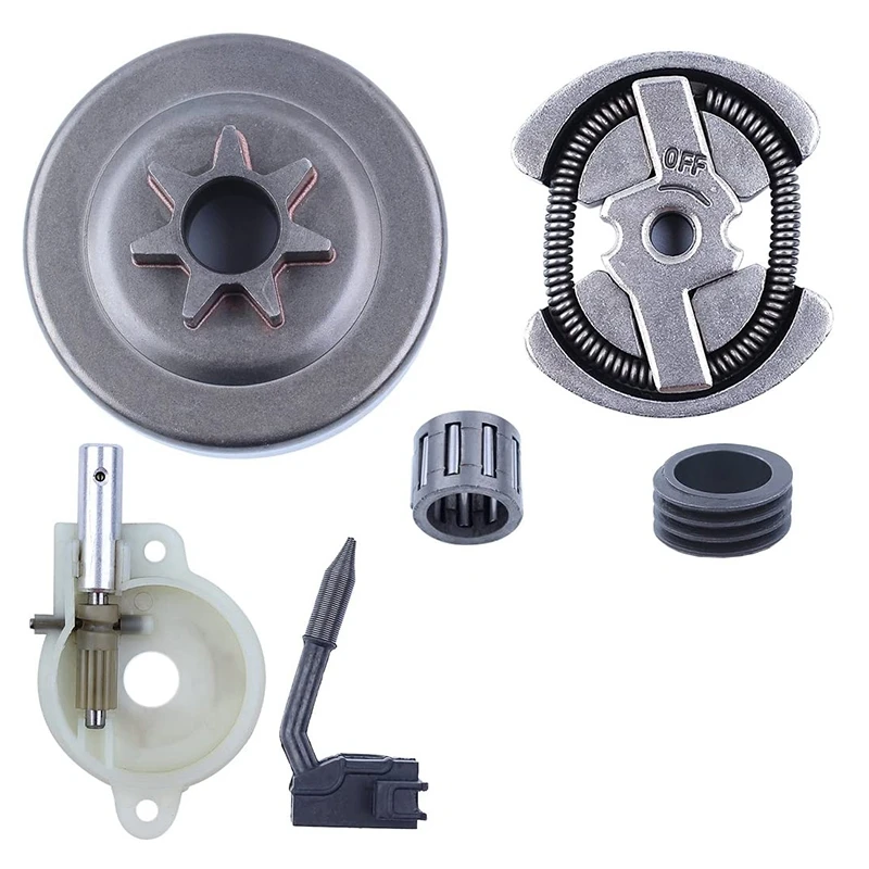 N10R 325-7T Clutch Drum Bearing Oil Pump, Worm Gear Set for Husqvarna 137 136 141 142 36 41 Chainsaw 530014949
N10R 325-7T Clutch Drum Bearing Oil Pump, Worm Gear Set for Husqvarna 137 136 141 142 36 41 Chainsaw 530014949