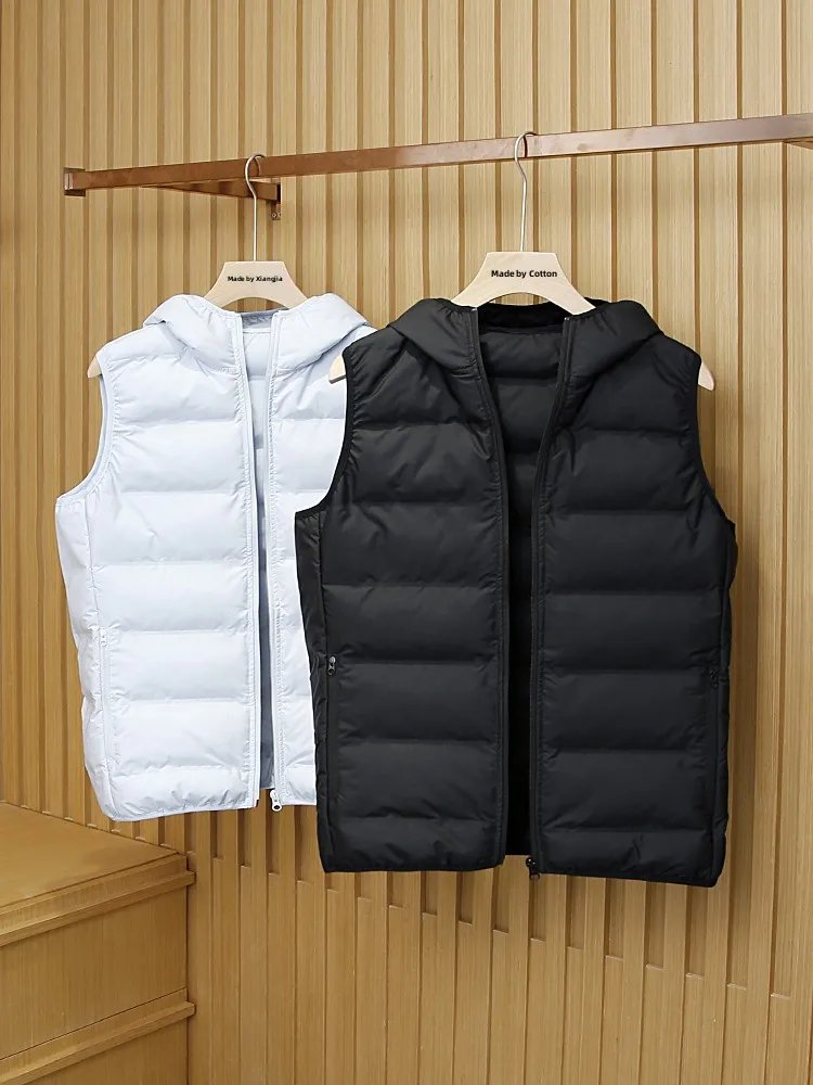 Waterproof Fiber Technology Cotton Fill Men's Sport Outdoor Windproof Waterproof Hooded Cotton Vest Faionable Urban Sle 
Waterproof Fiber Technology Cotton Fill Men's Sport Outdoor Windproof Waterproof Hooded Cotton Vest Faionable Urban Sle